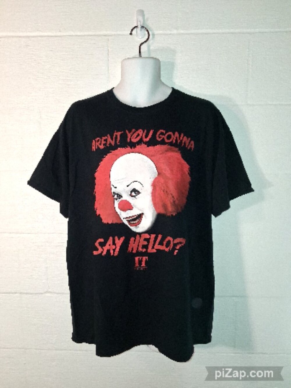 IT Pennywise The Clown Original 90s Stephen King Horror T-Shirt Adult Men Sz XL